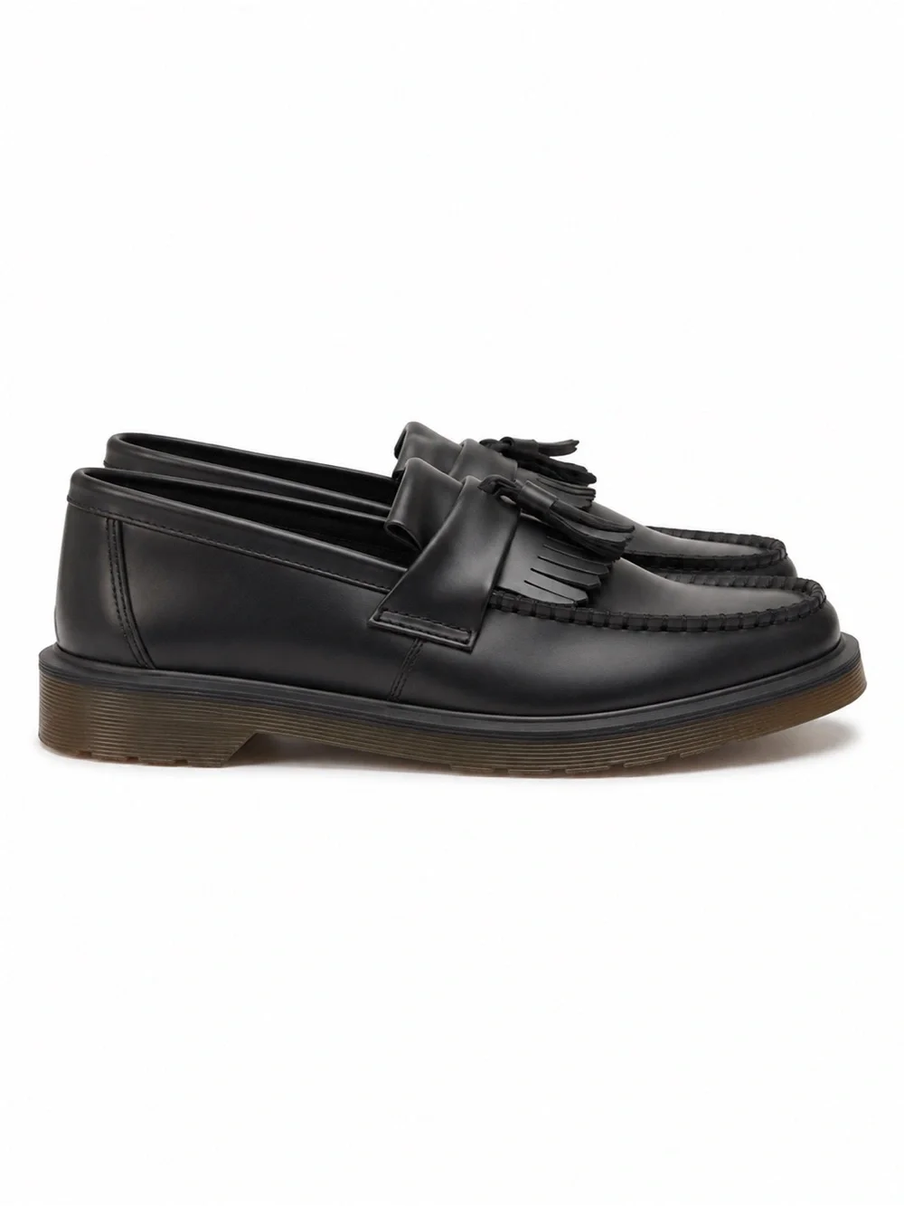 Dr. Martens Adrian Tassel Loafers Black Smooth Leather EU 37 US 6